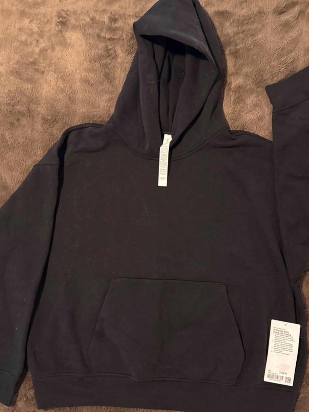 Lululemon Oversized Steady State Hoodie Black in XL